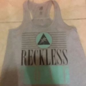 Young and reckless tank top small